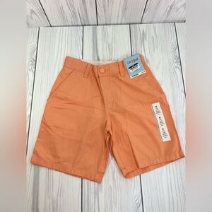 Boys' Flat Front 'At the Knee' Woven Shorts Cat & Jack Peach Orange
